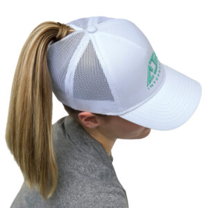 Casquette Polycoton avec ouverture pour queue-de-cheval -AJM- 5970L