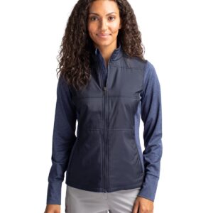 Manteau - coupe-vent pour femme avec fermeture éclair intégrale - LCK00042