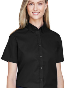 Chemise sergée à manches courtes Optimum Core365 - alphabroder- 78194