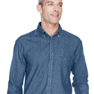 Chemise en jean à manches longues Harriton - Alpha - M550