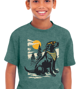 T-shirt col rond unisexe Adolescent - Attraction - 100Y01Y