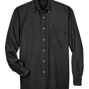 Chemise en jean TALL à manches longues Harriton - Alpha - M550T