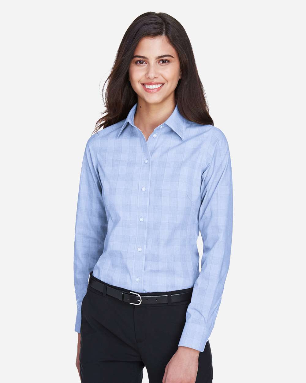 Chemise en prince-de-galles Crown Collection pour femmes - S&S - DG520W